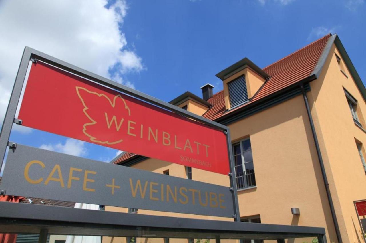 Hotel Weinblatt Sommerach Exterior foto